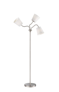 Piantana da Interno  E27 in Metallo Nickel Opaco