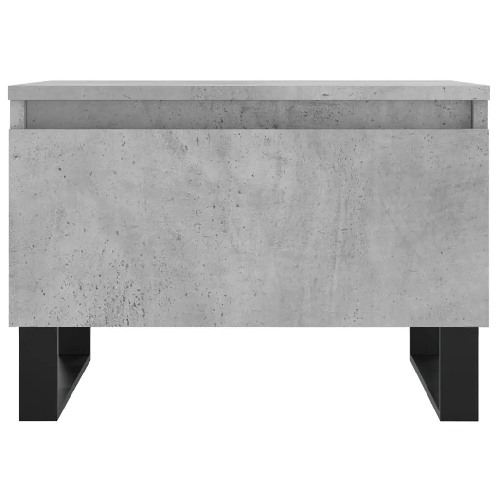Tavolini Salotto 2pz Grigio Cemento 50x46x35 Legno Multistrato 830885