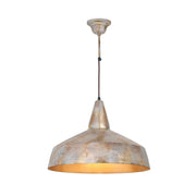Lampada a sospensione Harlow in ferro bronzato