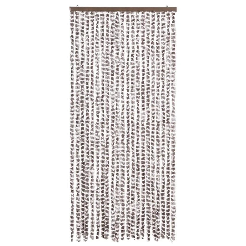 Zanzariera Grigio Talpa e Bianco 90x220 cm Ciniglia 325461