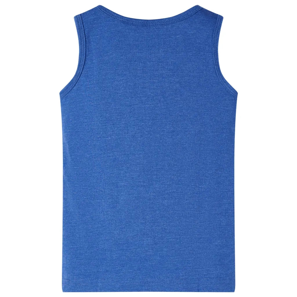 Canotta da Bambino Blu MÃ©lange 116cod mxl 117308