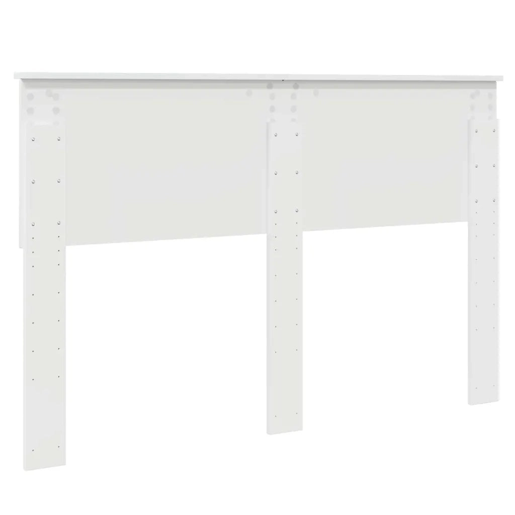 Testiera-Testata-Testiera Decorativa Bianco Lucido 140 cm Legno multistrato 679794