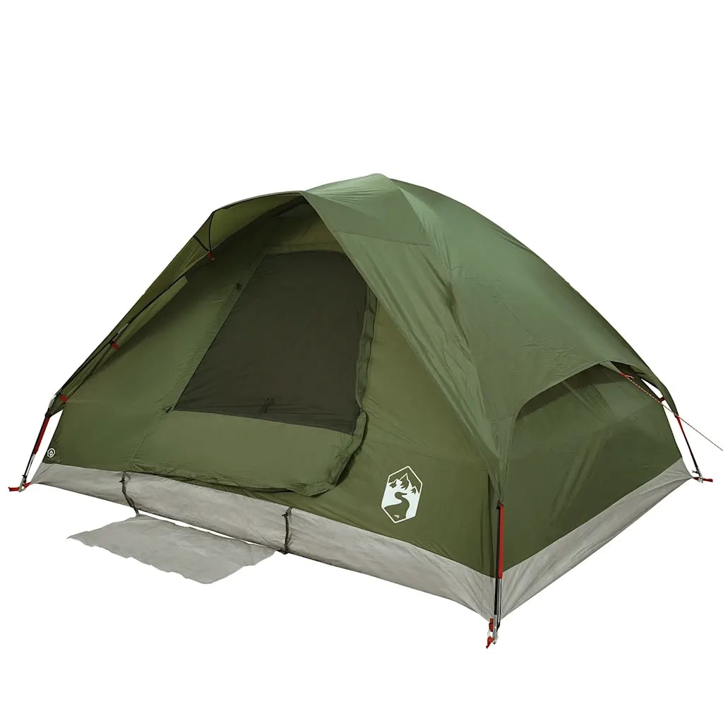 Tenda da Campeggio a Cupola 2 Persone Verde Oliva Impermeabile 4009639