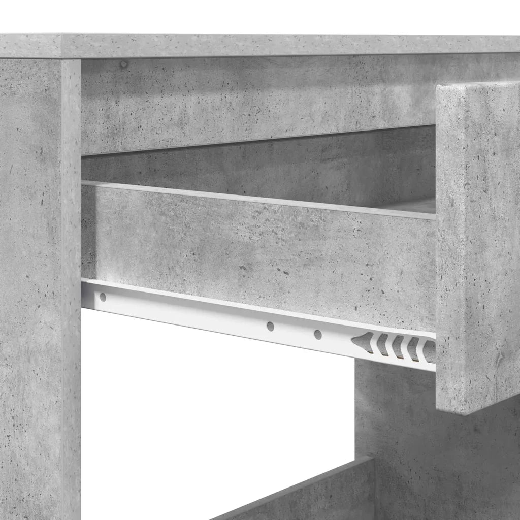 Scrivania Grigio Cemento 100 x 50 x 78 cm Legno ingegnerizzato