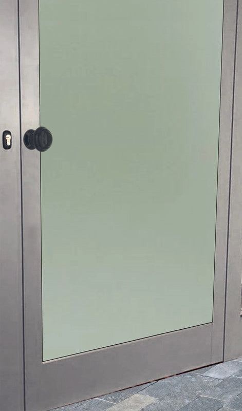 Pomolo fisso per porta SAGUATTI 871/60QQ in alluminio nero lucido