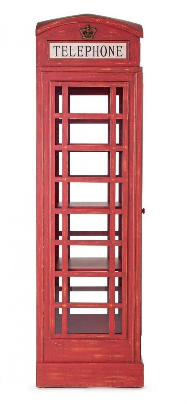 Libreria Red Cabin in Legno