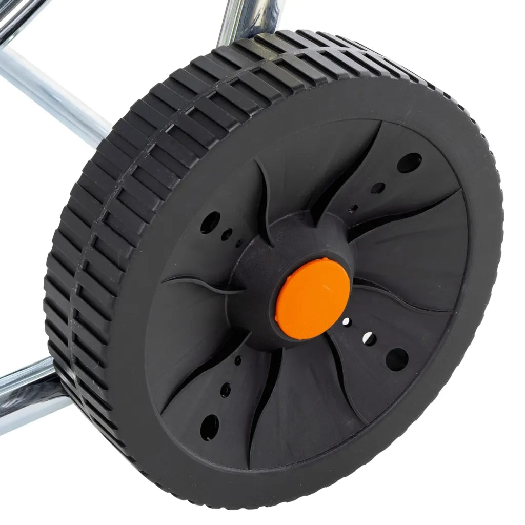 Carrello Avvolgitubo per Tubo Flessibile 80 m 3/4" in Acciaio CFW1708199