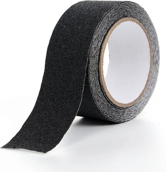 Nastro antiscivolo PVC schiuma abrasiva avviso di sicurezza tappetino antiscivolo 10CM*20M - Nero 10cm