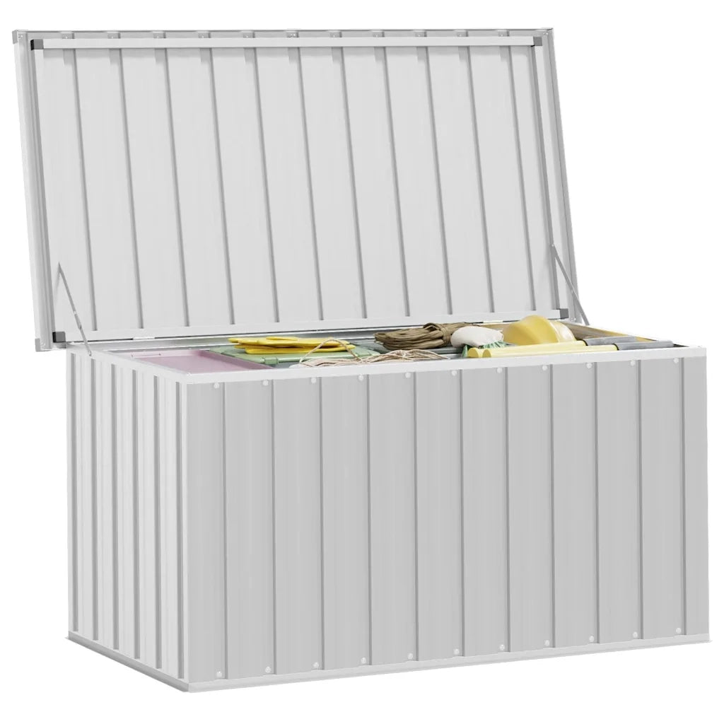 Baule da Giardino Grigio 129x67x65 cmcod mxl 121297