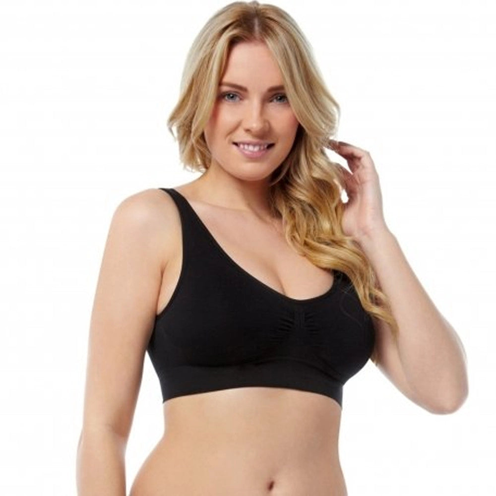 Trade Shop - Reggiseno Sportivo Air Bra Modellante Slim Lift Contenitivo Traspirante Comfort -