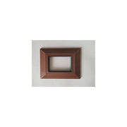 Trade Shop - Placca Placchetta Placchette Compatibili Per Serie Axolute Bticino Colorate Sq - Marrone -3 Fori     -