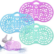 Waszak per tre pezzi per reggiseno, sacchetto di silicone per reggiseno, protettore per reggiseno anti-deformazione, per lavaggio delicato e asciugatura, adatto per la conservazione di capi di biancheria intima femminile.