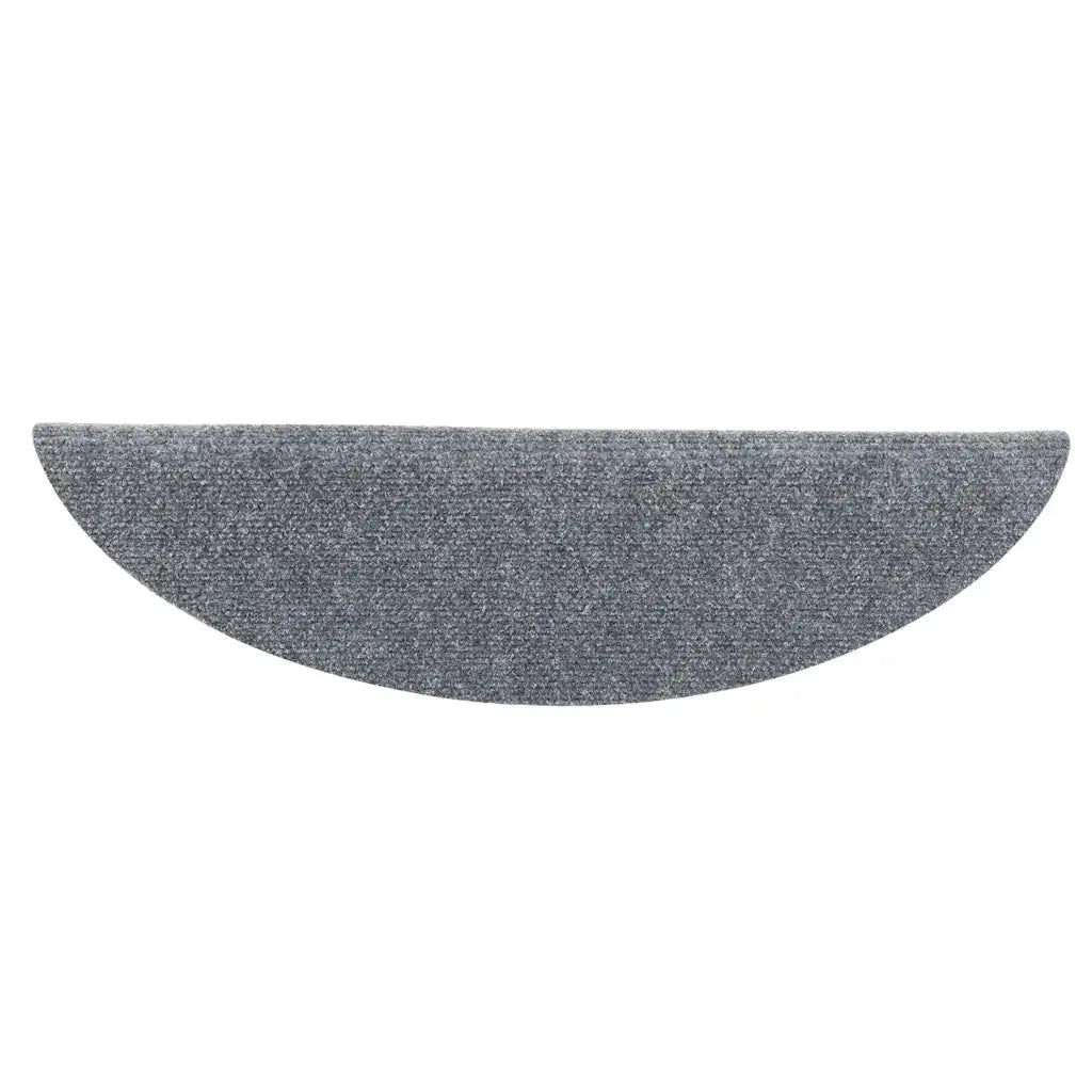 Tappetini per Scale Adesivi 5 pz 56x17x3 cm Grigio Chiaro