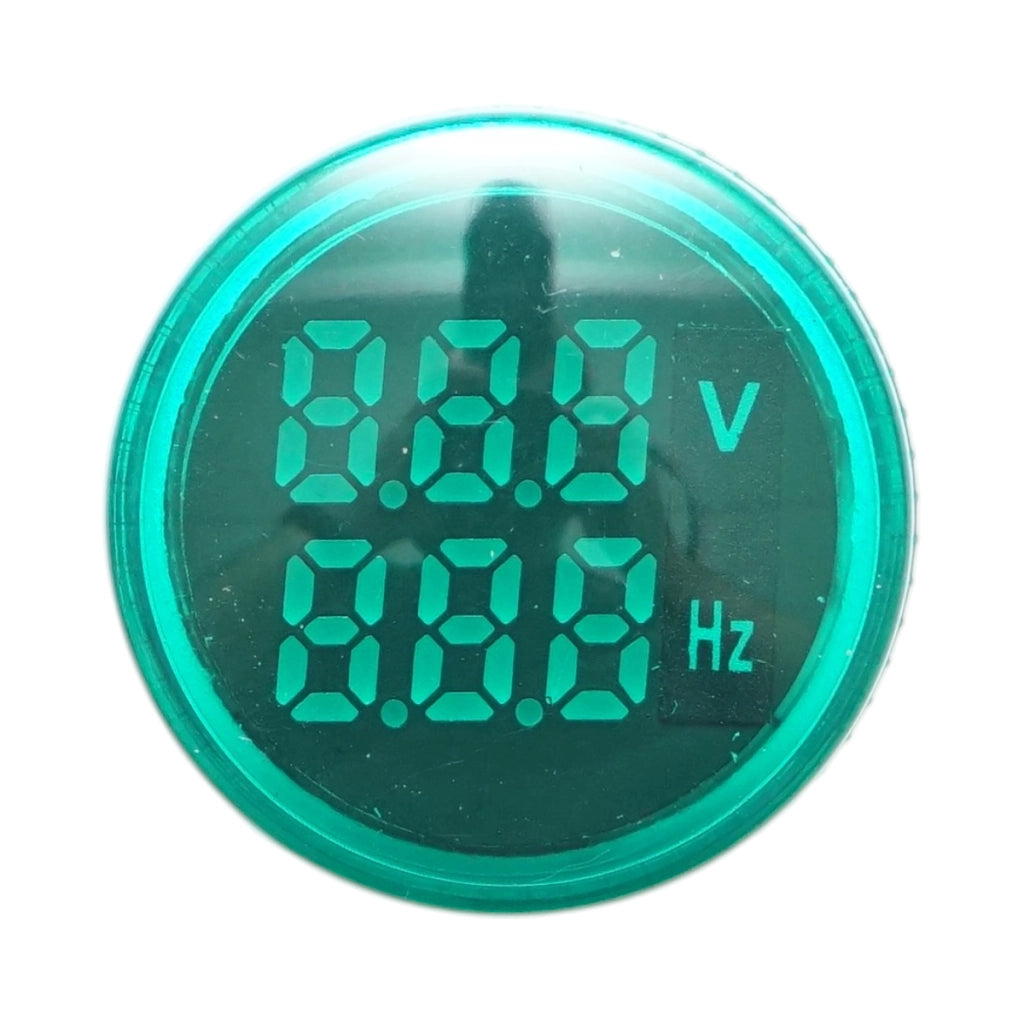 Voltmetro e indicatore di frequenza LED verde 0-99Hz/50-500V AC Breckner Germany