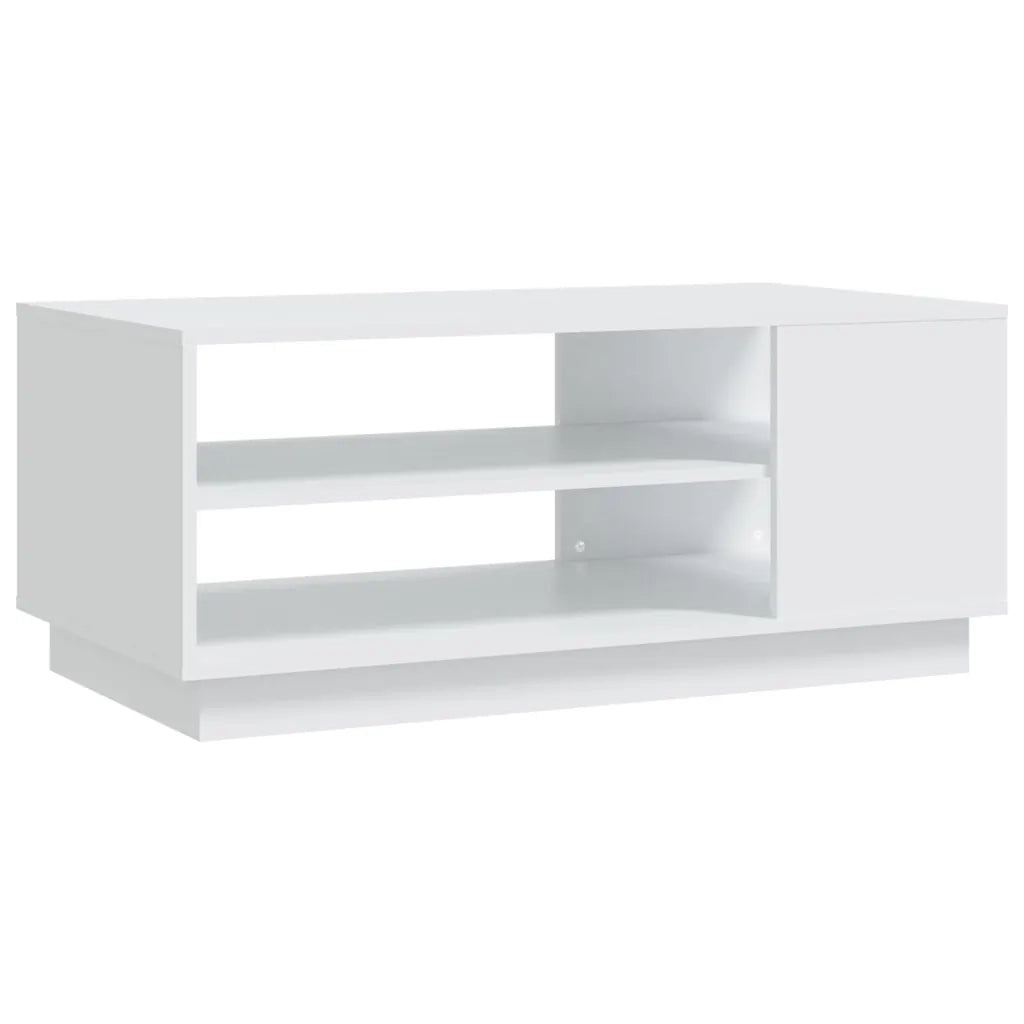 Tavolino da salotto | Tavolino da caff¨¨ | Tavolino da Soggiorno Bianco 102x55x43 cm in Truciolato