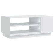 Tavolino da salotto | Tavolino da caff¨¨ | Tavolino da Soggiorno Bianco 102x55x43 cm in Truciolato