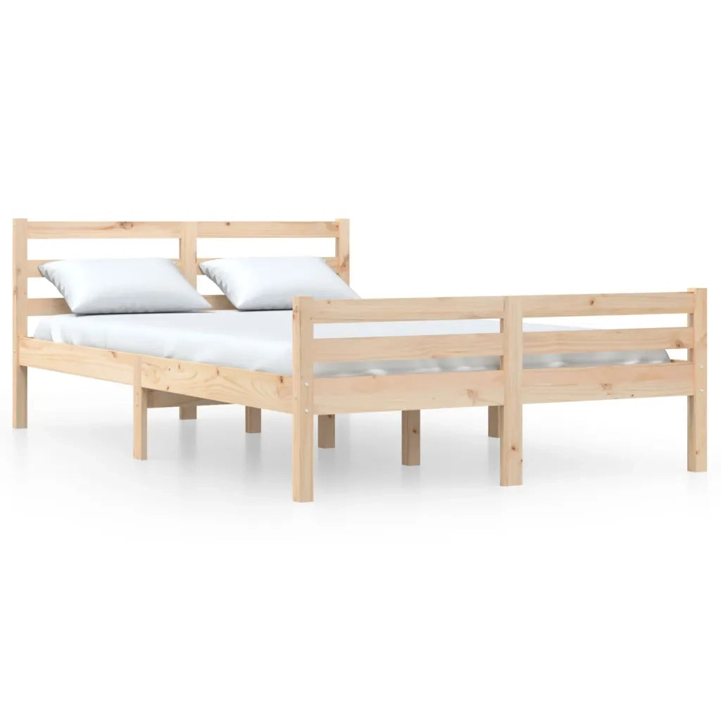 Giroletto-Struttura Letto in Legno Massello 150x200 cm King Size 461915