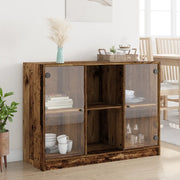 vidaXL Credenza Legno Antico 102x37x75,5 cm in Legno Multistrato