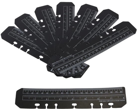 Linea rettificatrice flessibile in PVC da 20 cm - Configurazione 6-gaia - Distributore di blocchi A5 - Marcatura dei fogli - Distributore di note