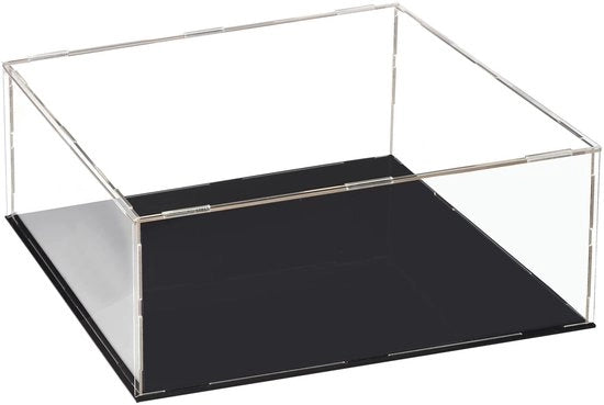 Display Casella Acrilica 30 x 30 x 15 cm - Organizzatore di Cassetta, Protezione Impermeabile per Action Figure e Giochi