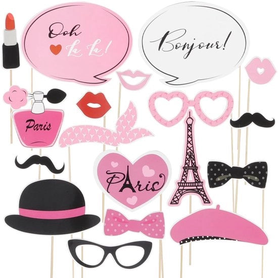 Kit di accessori per festa da tavola a tema tè - 18 pezzi