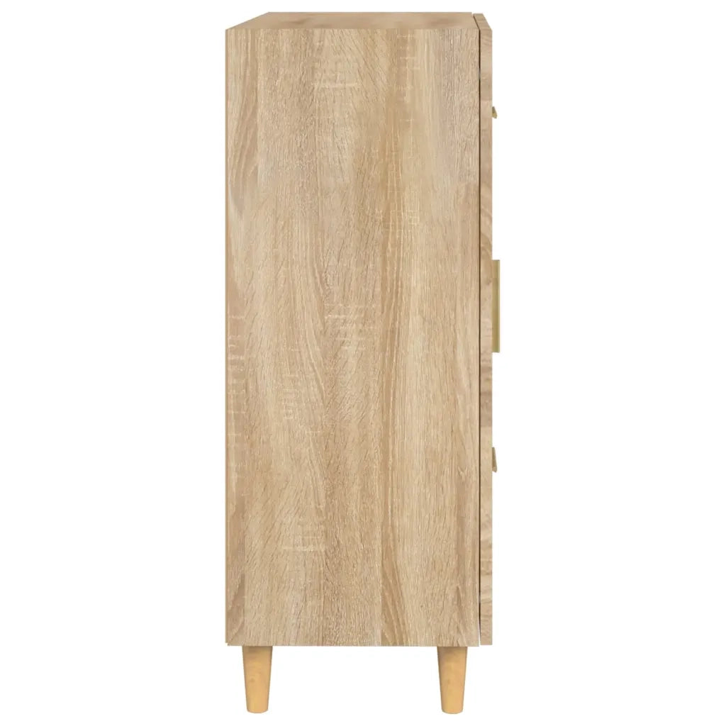 Credenza-Buffet-Armadio da cucina Rovere Sonoma 69,5x34x90 cm in Legno Multistrato 115801