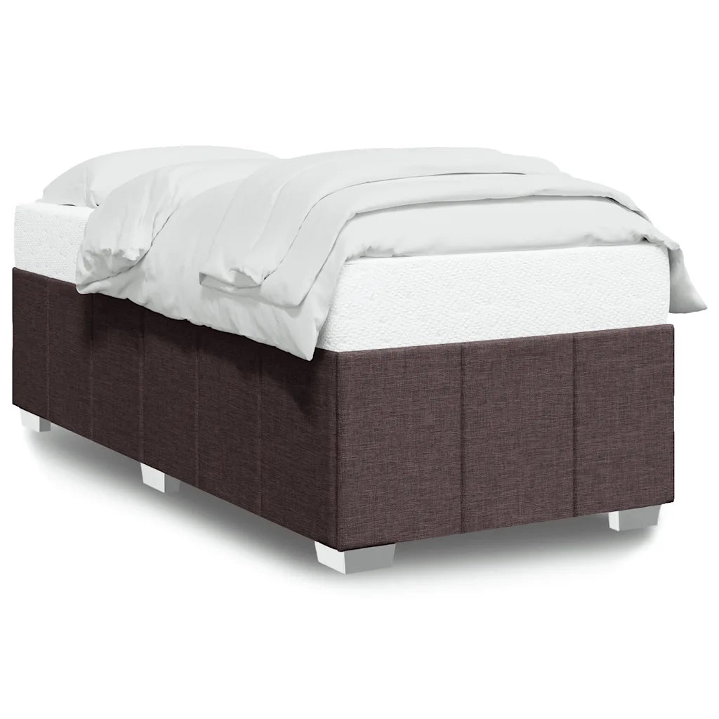Giroletto senza Materasso Marrone Scuro 100x200 cm Tessuto 3284814