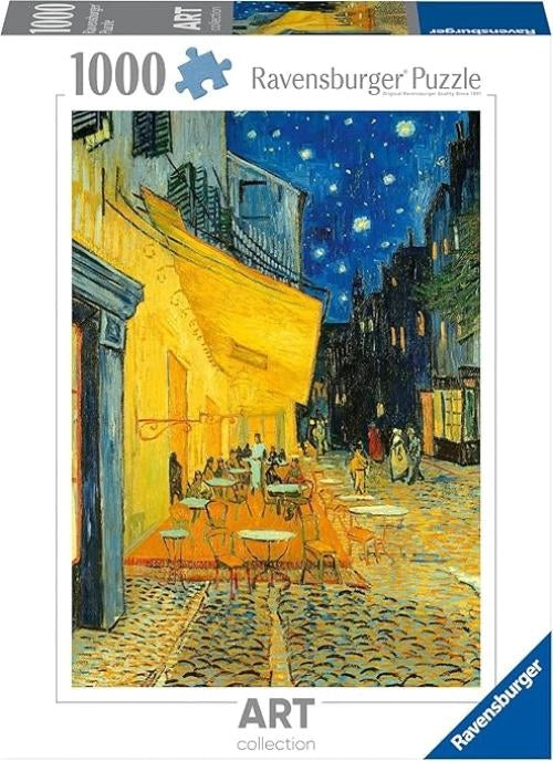 Puzzle 1000 Pezzi Van Gogh: Caffè Di Notte | Puzzle 1000 Pezzi Arte Con Una Misura Di 70x50 cm,Ravensburger,Età 14+