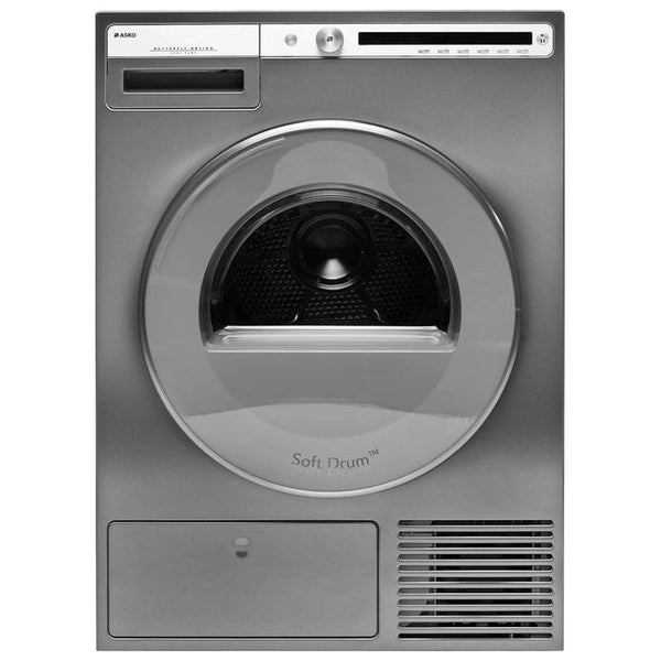 Asko Logic T408HD.T.P asciugatrice Libera installazione Caricamento frontale 8 kg Argento