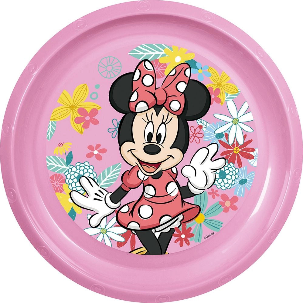 Piatto Piano in plastica Minnie Disney