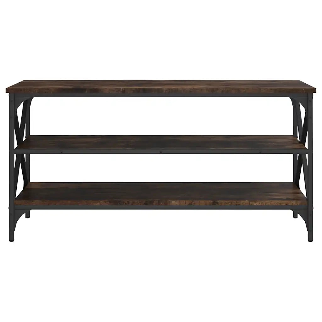 Mobile TV Rovere Fumo 100x40x50 cm in Legno Multistrato 825794