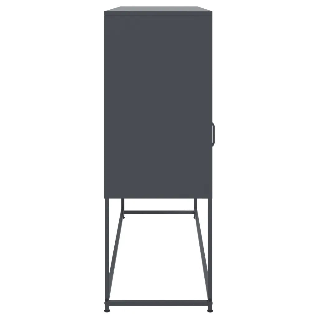 Credenza Antracite 100,5x39x107 cm in Acciaio 846592