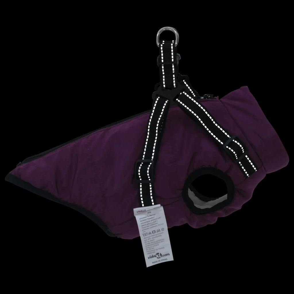 Cappotto per Cani Viola L32 Pile e Poliestere CFW4174774