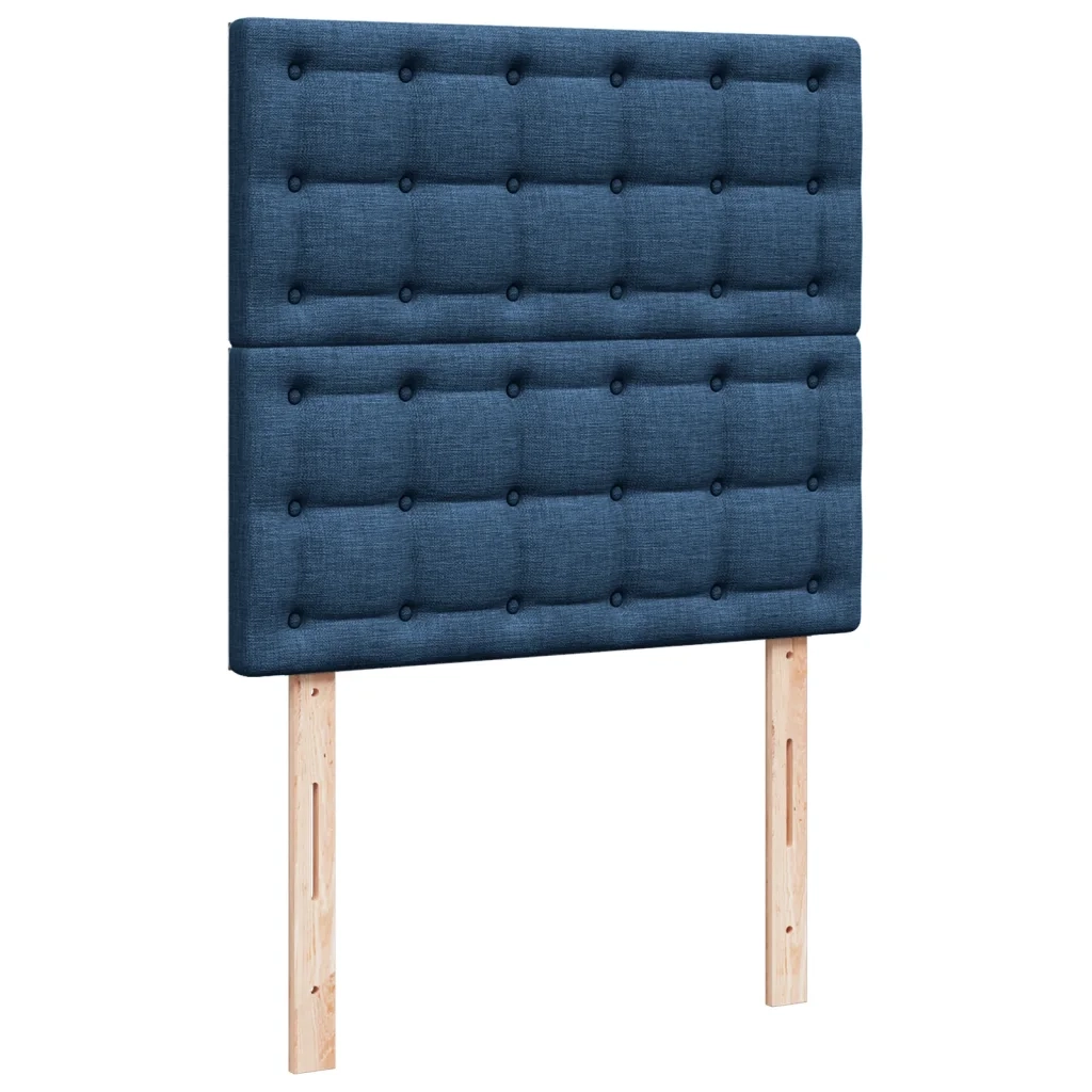 Giroletto a Molle con Materasso Blu 100x200 cm in Tessuto 3293899