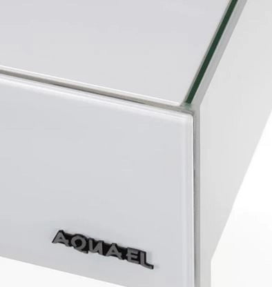 Aquael Glossy Set Cube D&N Bianco 132L cm50x50x63h - acquario completo di illuminazione LED