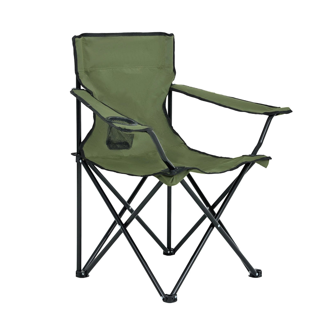 Sedia da campeggio pieghevole ANTER in verde