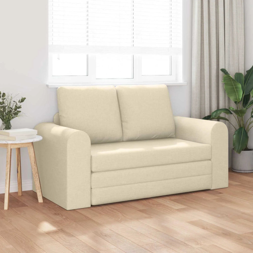 Divano letto 60cm Crema Tessuto 4106679