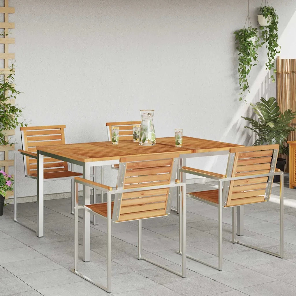 TavolodaPranzo Marrone 150 x 90 x 75 cm Legno di teak solido 42006188