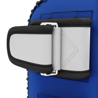 Colpitore Boxe e Muay Thai Imbottito per Braccio, in PU e EPE, 38x20x18 cm, Blu