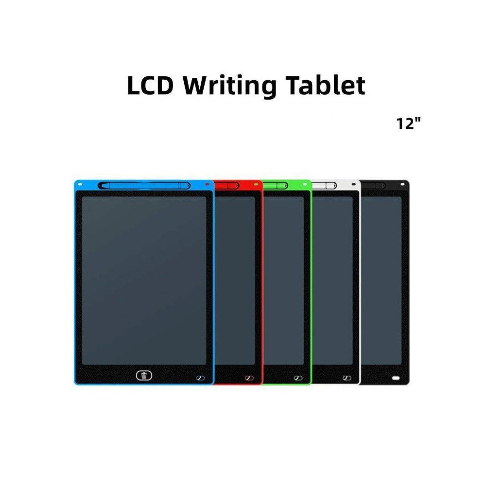 Trade Shop - Tavoletta Grafica Da Scrittura Lcd Lavagna Elettronica Disegni 12" Multicolore -