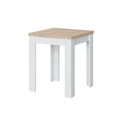 KIT TAVOLO A LIBRO 67X67X135 CM ROVERE BIANCO- 1,0 pz