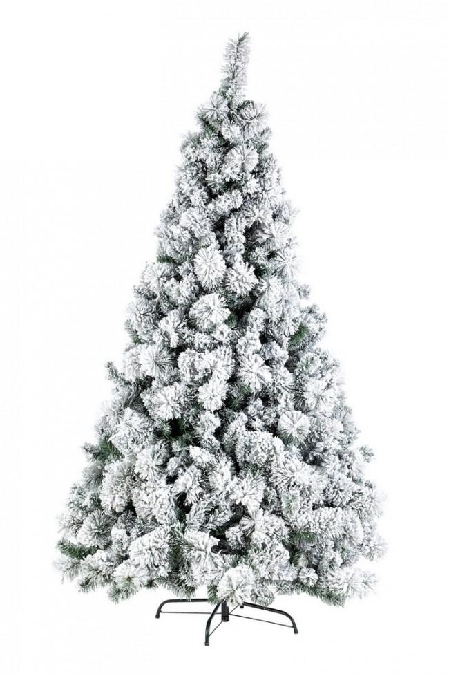 Albero di Natale Artificiale Innevato 240 cm 1150 Rami Verde