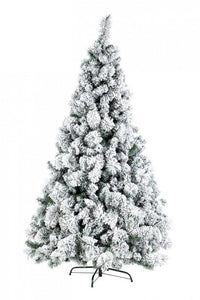 Albero di Natale Artificiale Innevato 240 cm 1150 Rami Verde