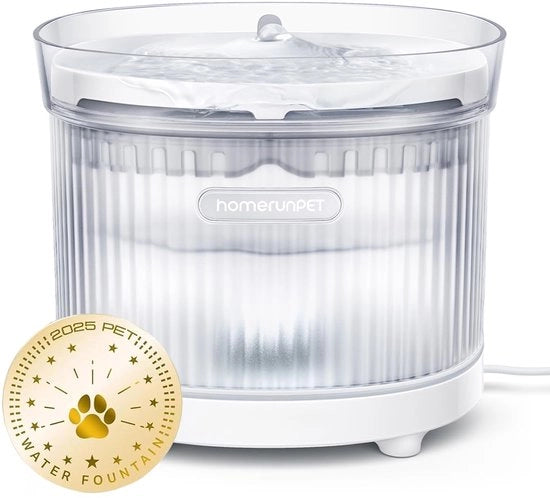 Fonteino per gatti, silenzioso e BPA-free, con pompino ad acqua e base rimovibile, facile da pulire, 2L