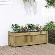 Fioriera da Giardino 90x31x31 cm in Legno di Pino Impregnatocod mxl 84613