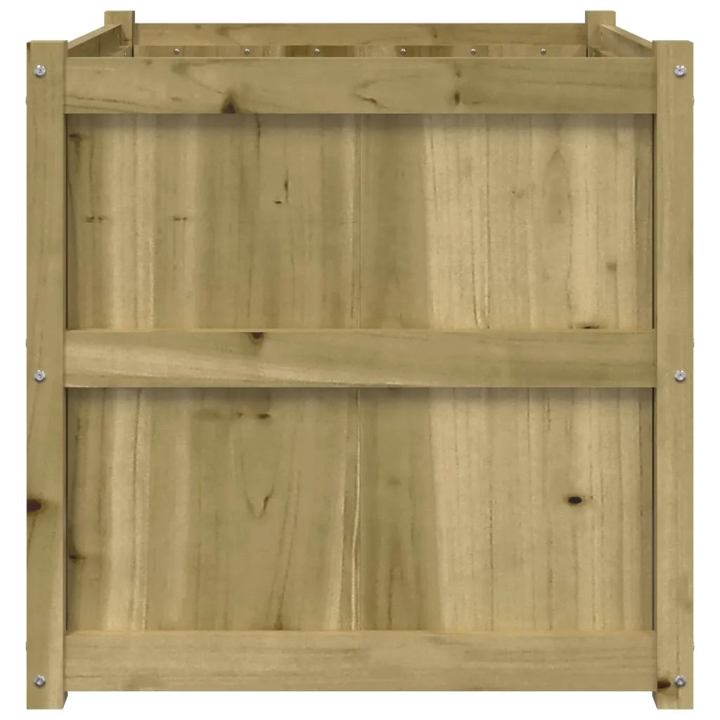 Fioriera da Giardino 70x70x70 cm in Legno di Pino Impregnato 837438