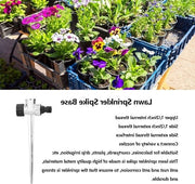 Spruzzatore per Giardino di Alta Qualità - 1/2 Pollici Tubo Interno - Inox e Resistente alle Corrosioni - Facile da Usare - Duraturo e Robusto - Spruzzatore per Irrigazione
