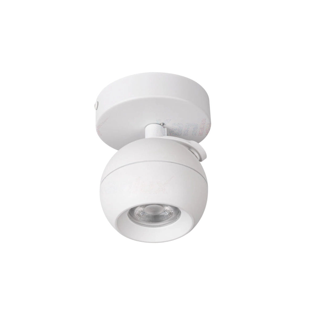 Kanlux GALOBA faretto bianco GU10 35W orientabile 33670