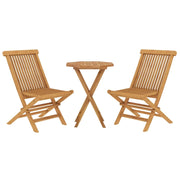 Set da pranzo da giardino per esterni 3 pezzi in legno massello di teak 02_0013602