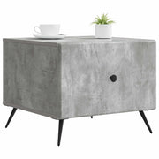 Tavolino da salotto | Tavolino da caff¨¨ | Tavolino da Soggiorno con cassetto Grigio Cemento 49 x 50 x 40 cm